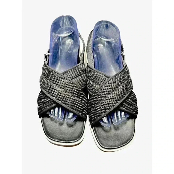 UGG Nell Women's Sandal Platform Comfort Black/White Sz 10 11117277 - Picture 7 of 11